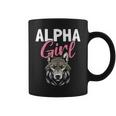 Alpha Girl Female Alpha Wolf Tassen