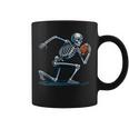 American Football Skeleton Boys Football Fan Halloween Coffee Mug