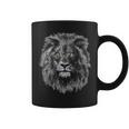 & Lion Face Portrait With Yellow Eyes Tazze