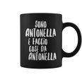 Antonella Maglia Con Testo Divertente Donna Ragazza Bambina Tazze