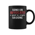 Avvocato Sempre Diverdente Ragione Tazze