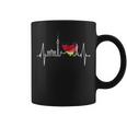 Berlino Skyline Heartbeat Fan Souvenir Amo Berlino Tazze