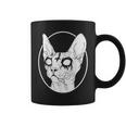 Black Metal Sphynx Cat Pastel Goth And Death Metal Coffee Mug