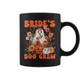 Bride's Boo Crew Floral Ghost Bachelorette Wedding Halloween Coffee Mug