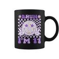 Bruh I'm 11 Years Old Purple Birthday Girls 11Th Birthday Coffee Mug