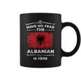 Camicia Albanese Non Avere Paura Albanian Is Here Bandiera Albania Tazze