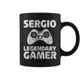 Camisa De Jugador Legendaria Personalizada Sergio Nameideo Gamer Taza de café