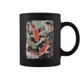 Carpa Koi Di Pesce Nishikigoiintage Graffiti Carpa Koi Con Collo A Tazze
