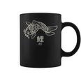 Carpa Koi Giapponese Kanji Tazze
