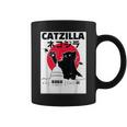 Catzilla Gatto Giapponeseintage Retrò Città Del Tramont Tazze