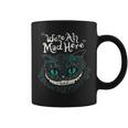 Cheshire Alice Cat Siamo Tutti Pazzi Qui Wonderland Tazze