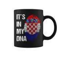 Croatian Flag Dna Fingerprint Croatia Tassen