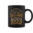 Cumpleaños Hombre Regalos Las Leyendas Agosto 2002 Taza de café