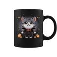 Cute Halloween Cat Vampire Trick Or Treat Spooky Kitty Coffee Mug