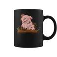 Cute Pig Farm Farming Pig Tassen