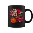 Dabbing Dog Maldivas Baloncesto Fans Jersey Maldivas Bandera Taza de café