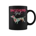 Dachshund Ragazza Donne Idea Regalointage Bassotto Tazze