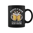 Darts Und Bier Darum Bin Ich Hier Dart Tassen