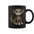 Dia De Los Muertos Skeleton Sugar Skull Dog Day Of The Dead Coffee Mug