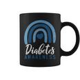 Diabetes Awareness T1d Retro Rainbow Diabetico Per Bambini Di Tipo 1 Tazze