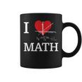 Divertente Matematica Nerd Con Scritta I Love Math I Heart Math Math Tazze