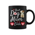Donna Best Dog Mum Ever – Regalo Per La Festa Della Mamma – Dog Loving Mum Con Collo A Tazze