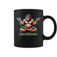 Donna Divertente Bigfoot Fare Yoga Sasquatch Fare Yoga Con Collo A Tazze