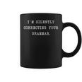 Donna I'm Silently Correcting Your Grammar Con Collo A Tazze