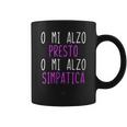Donna O Mi Alzo Presto O Mi Alzo Simpatica Ironica Divertente Con Collo A Tazze