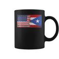 Donna Usa Puerto Rico Bandiere Stati Uniti D'america Portoricano Con Collo A Tazze