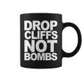 Drop Cliffs Not Bombs Sci Snowboard Mtb Anti-Guerra Pace Tazze