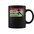 Eat Sleep Run Repeat Runner Da Corsa In Stile Retrò Divertente Tazze
