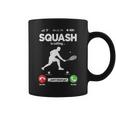 El Squash Está Llamando Tengo Que Ir Al Tenis Hobby Squash Taza de café