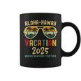 Family Vacation 2025 Aloha Hawaii Hawaiian Summer Matching Coffee Mug