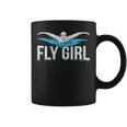 Fly Girl Nuotare Farfalla Nuotatore Nuoto Team Novità Tazze