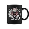 Giapponese Retrò Con Gatto Samurai Guerriero Tazze