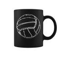 Giocatore Di Pallavolo Schizzo Di Pallavolo Tazze
