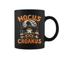 Halloween Frog Witch Pun Hocus Croakus Toad Lover Costume Coffee Mug