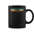 Heartbeat Pulse Mountains Ekg Randonnée Cadeau Rétrointage Tasse