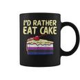Id Rather Eat Cake Lgbtq Genderfluid Flag Non-Binary Tazze