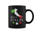 Italia Bella Italia With Italian Map Italy Tassen