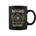 It's A Devore Thing You Wouldn't Understand Personalized Last Name Devore Family Crest Coat Of Arm Coffee Mug