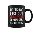 Je M'en Bats Couilles Cadeau Drôle Hommes Tasse
