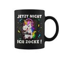 Jetzt Nicht Ich Zocke Gaming Gamer Unicorn Tassen