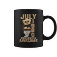 July 44Th Birthday 1980 Awesome Teddy Bear Coffee Mug