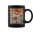Kaiju Sushi Great Wave Off Kanagawa Japanese Aesthetic Coffee Mug
