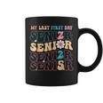 My Last First Day Senior 2025 Back To School Class Groovy Coffee Mug
