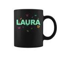 Laura Bellissimo Nome Con Butterlfies Tazze