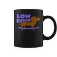 Low Rider Doxie Dachshund Dog Skateboarding Tank Top Graphic Print Coffee Mug