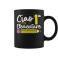 Maglia Rientro A Scuola Insegnante Ciao Prima Elementare Tazze